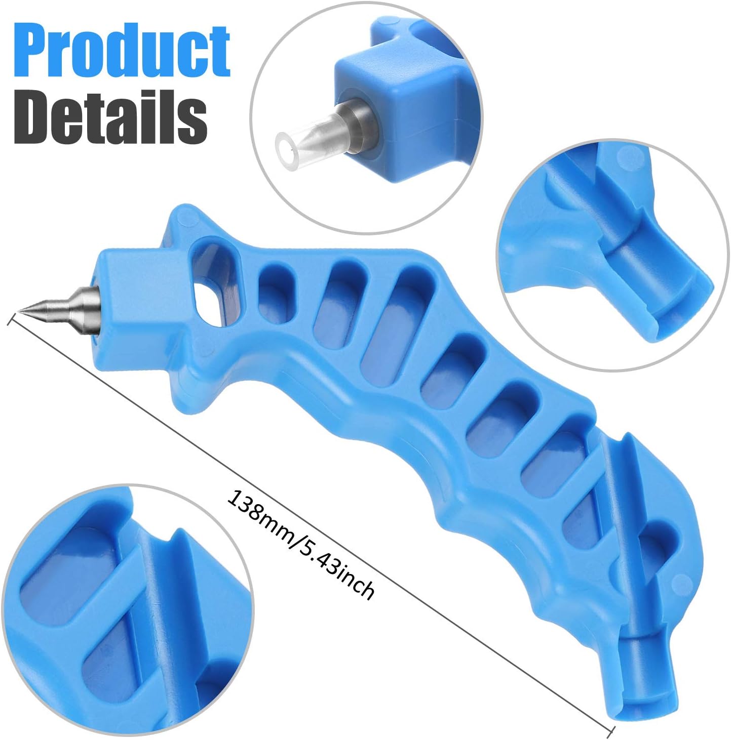 NA 2-in-One Drip Irrigation Tubing Hole Punch & Fitting Insertion Tool - for Easier 1/4" Inch Fitting & Emitter Insertion : Garden & Outdoor