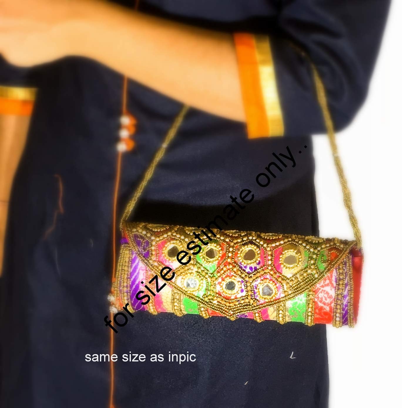 hand crafted box clutch