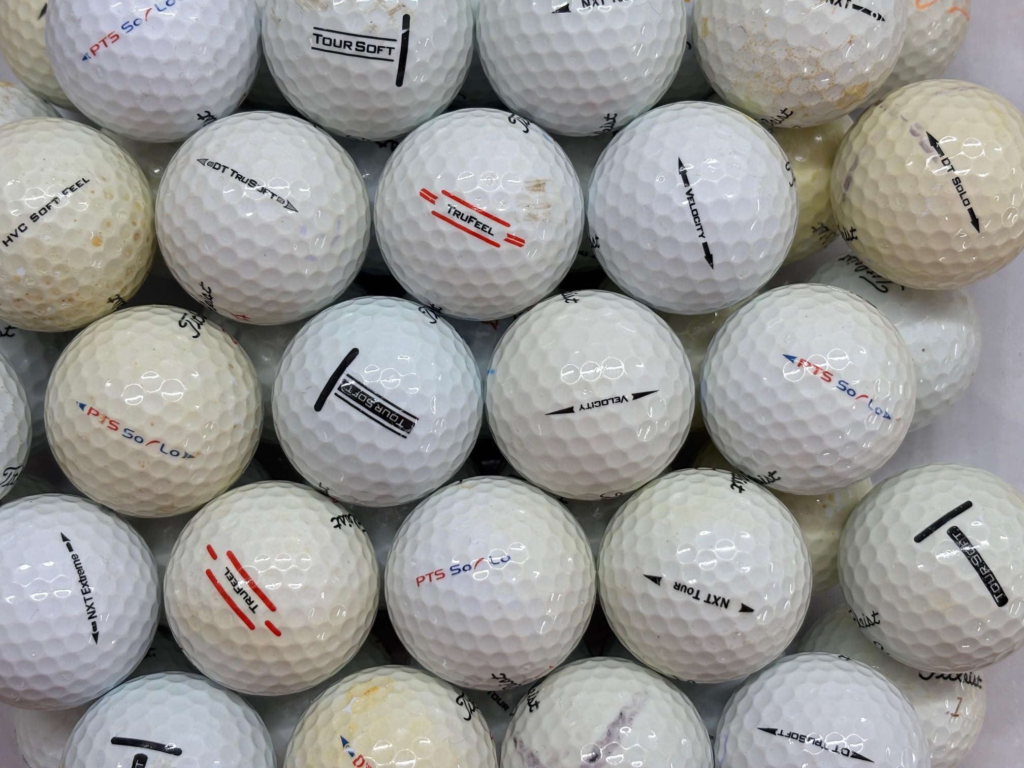 pro lake balls 50 Titleist Grade B golf balls mixed models (used lake balls - not new)