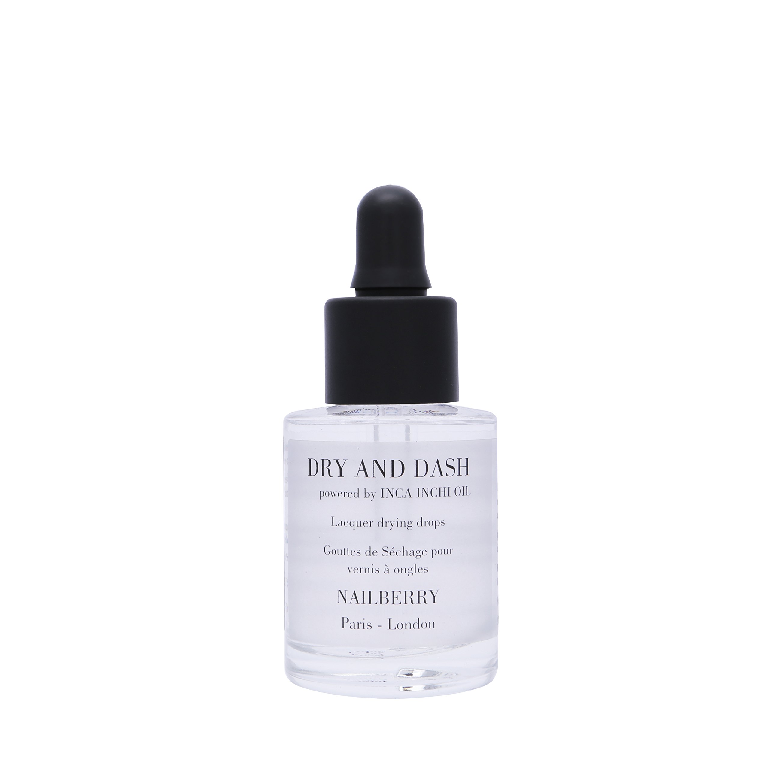 Nailberry Dry and Dash Lacquer 11 ml | Quick Drying Drops for Nail Polish | Accelerates Drying Time and Prevents Scuffs or Chips