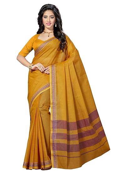 Synthetic Without Blouse Piece Saree