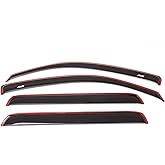 Auto Ventshade [AVS] In-Channel Rain Guards For 2007-2013 Chevrolet/GMC Silverado/Sierra 1500; 2007-2014 Silverado/Sierra 2500 HD &amp; 3500 HD EXTENDED CAB | Window Vent Visors, 4 pcs. - Smoke | 194040
