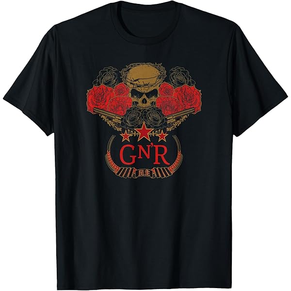 Amazon.com: Guns N' Roses Chinese Democracy Skull Logo T-Shirt