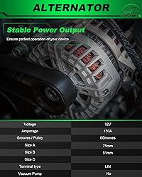 SZKAIDAG Upgraded High Output Alternator 84143543