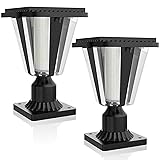 Lovus Solar Post Lights with Pier Mount Base, 6000K