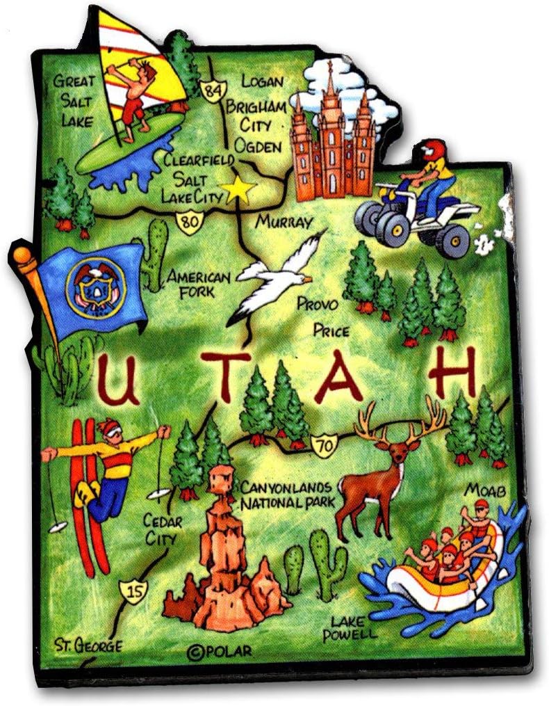 Which Is The Best State Magnets Artwood For Refrigerator