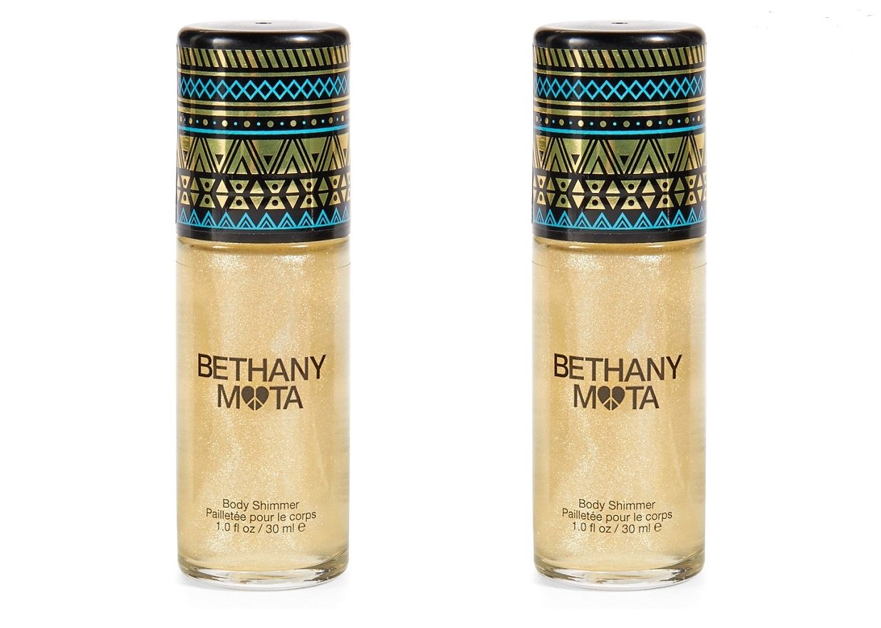 Amazon Com Set Of 2 Bethany Mota Body Shimmer 1 Ounce Rollerballs By Aeropostale Beauty