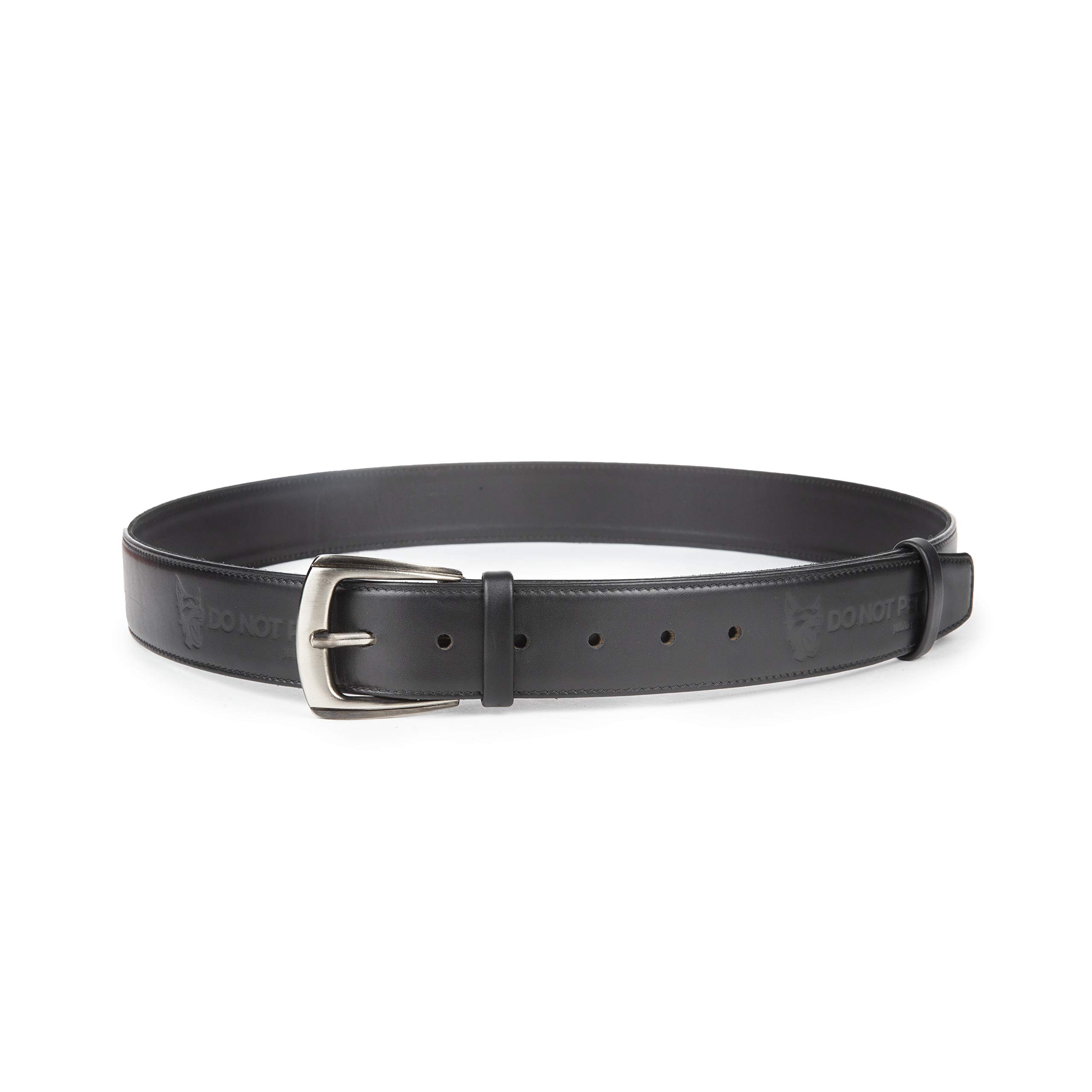 Julius-K9 Leather Belt - DO NOT PET, 83-96 cm, Black