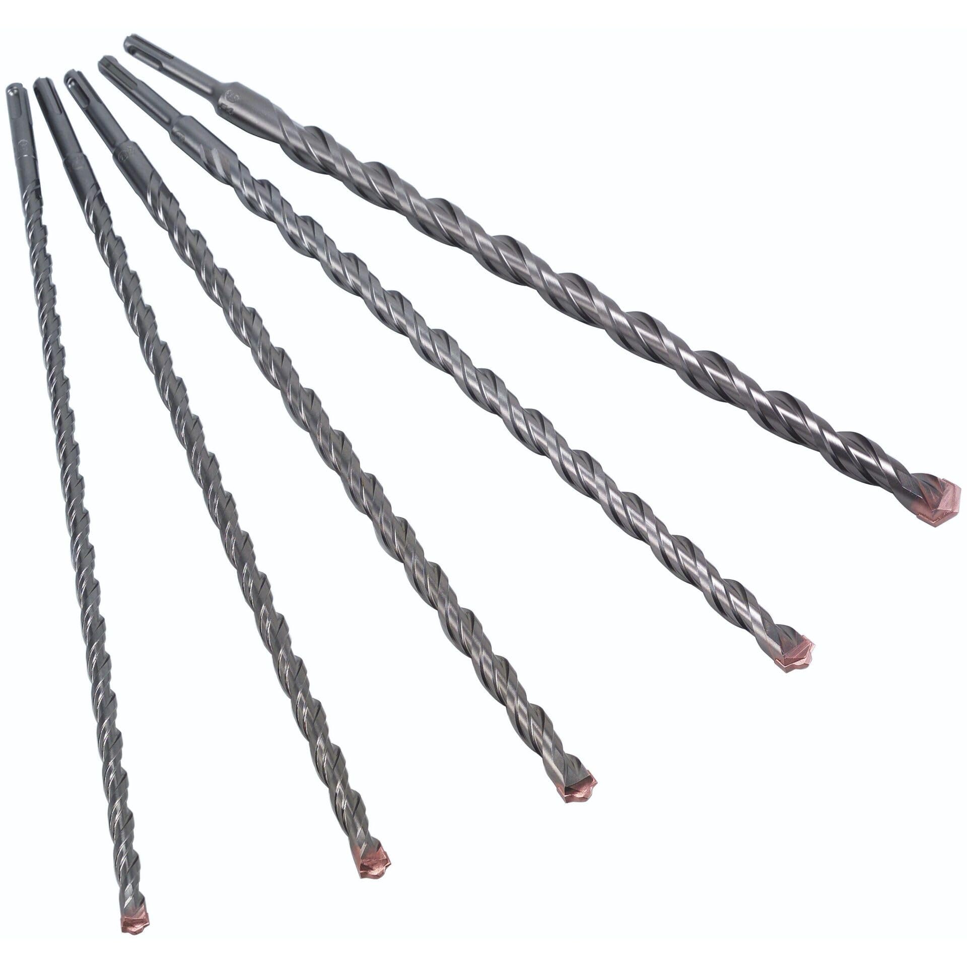 Alpen 1077809005100 SDS-Plus Box "F4", 0 V, Grey, 450 mm, 10/12/14/16/20 mm