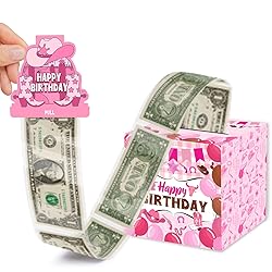 Pink Cowgirl Birthday Party Decorations - Money Box