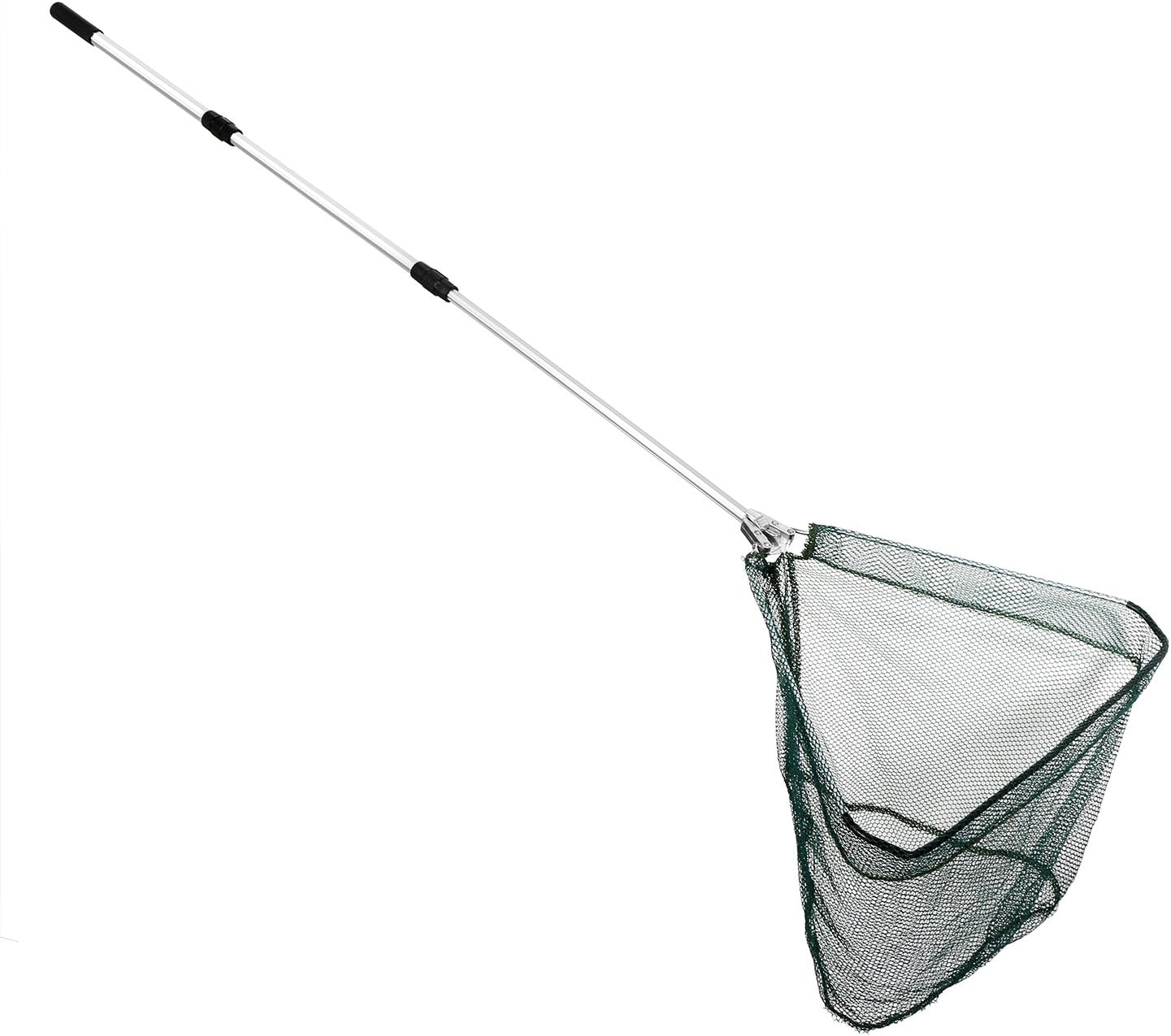 たも網 伸縮式 ワンタッチネット ランディングネット 折り畳み式 コンパクト 持ち運び便利 釣りネット 長さ調節可能 緑 Xuanchen 玉網 ランディングネット Amazon
