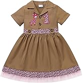 Baby Girl Safari Outfits with Hat 1st Birthday Outfit Wild Giraffe Leopard One Cake Smash Toddler Zookeeper Clothes