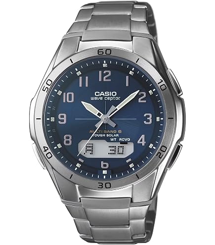 Amazon.com: CASIO WAVE CEPTOR (WVA-M640B-1A2JF) 6 MULTI BANDS