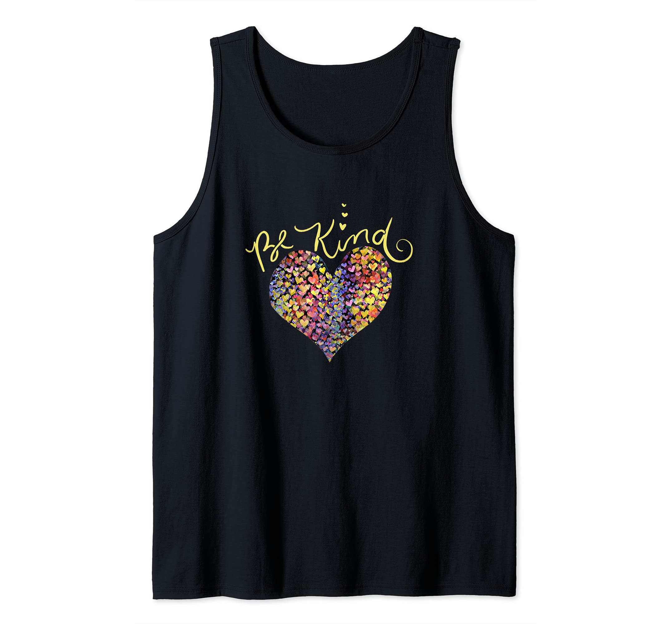 Be Kind Rainbow Heart Tank Top