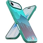 Smartish® iPhone Air MagSafe Case - Gripmunk Magnetic Slim Case [Lightweight + Protective] Thin Grip Cover with Microfiber Lining for Apple iPhone Air - Moving Mountains