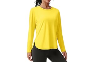 TACVASEN Women's UPF 80+ UV Protection Shirts Long Sleeve Quick Dry Lightweight Sun Shirts Summer Athletic Tops Rash Guard