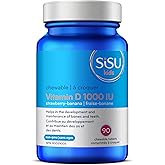 Kids Vitamin D3 1,000 IU,Strawberry Banana