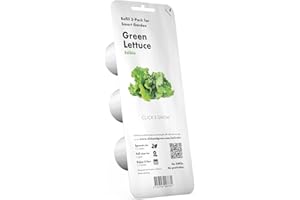 Click and Grow Green Lettuce 3-Pack Plant Pods for Smart Garden, Grow Fresh Greens at Home with Zero Effort
