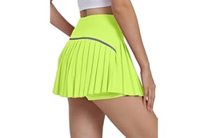 Jhsnjnr Women's Mini Tennis Skirt Summer Skater Skirts with Shorts High Waisted Golf Athletic Pleated Skorts