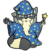 Kolorspun Wizard Raccoon Enamel Lapel Pin