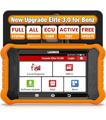 Amazon.com: LAUNCH X431 Creader Elite 2.0 BBA fit for BMW, Benz