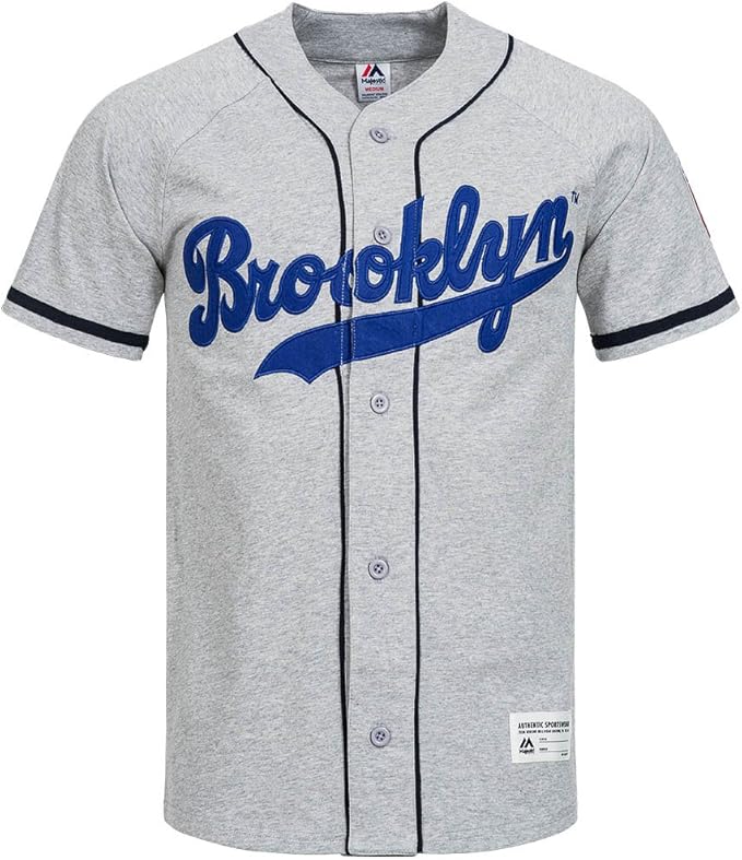 Brooklyn Dodgers Majestic Shirt MLB Baseball Jersey Amazon.de Bekleidung