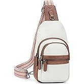 HESHE Sling Bag for Women Anti Theft Small Crossbody Bags Leather Fanny Pack Cross Body Purse for Travel