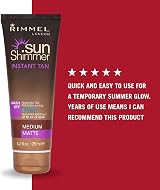 Rimmel Sunshimmer Water Resistant Instant Tan Matte Light view 4