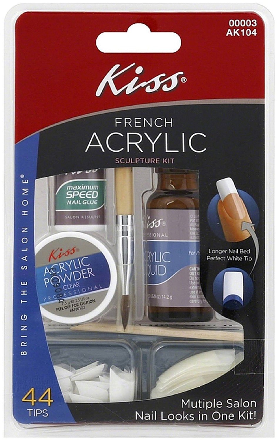KISS French Acrylic Sculpture Kit 1 ea Nail Kit Kiss
