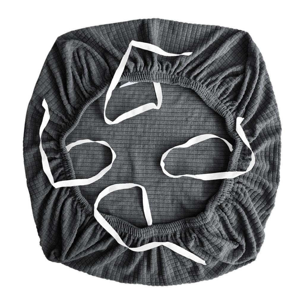 Sharplace Office Chair Cover Chair Seat-furniture-machine Washable, Dark Grey