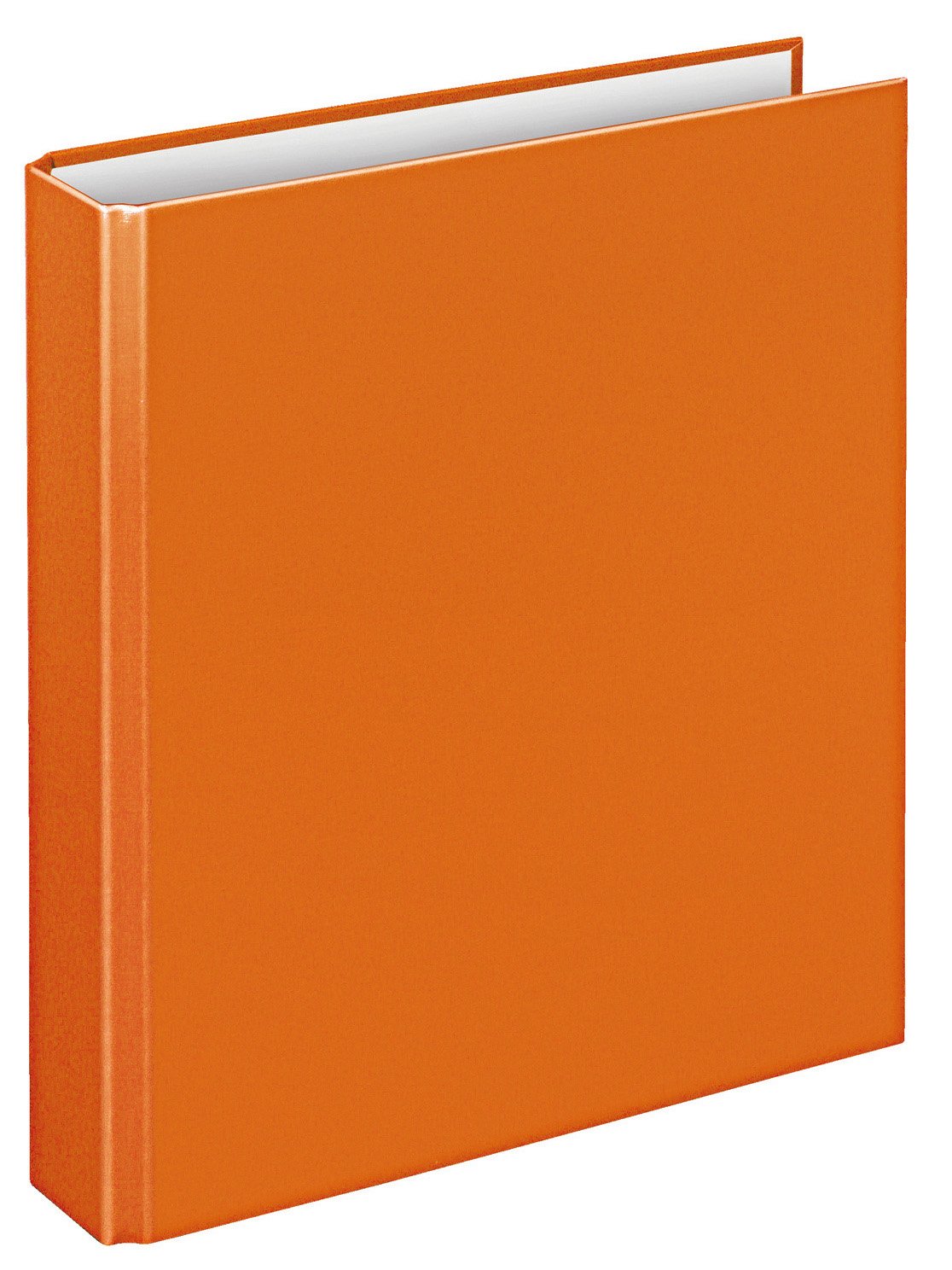 VELOFLEX 1151030 Basic Ring Binder, DIN A5, Pack of 1, Orange, Filling Height 25 mm, Ring Binder with 2 Ring Mechanisms, Narrow Folder