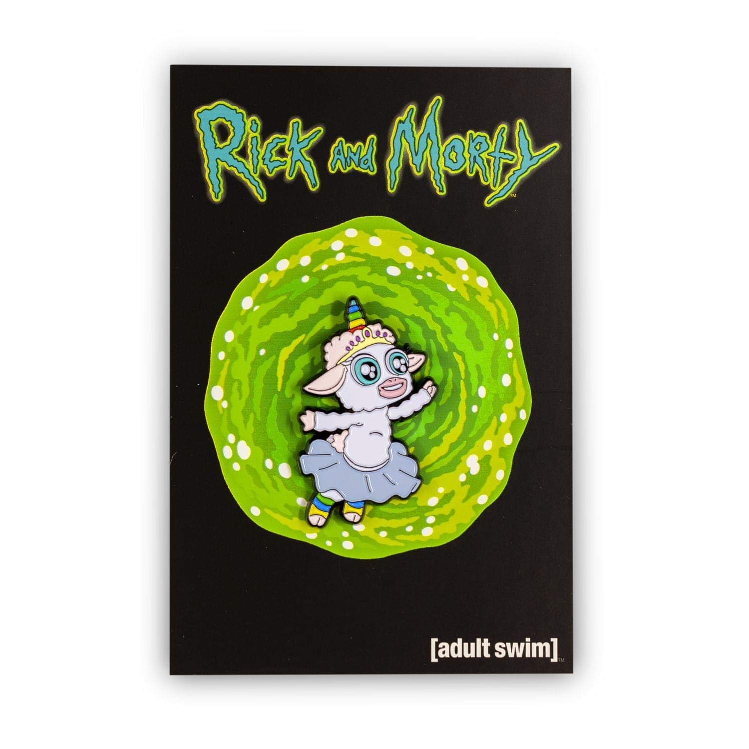RICK AND MORTY Collector's Enamel Pin, Tinkles the Unicorn Lamb