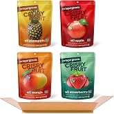 Crispy Green Freeze-Dried Fruit Snacks Favorite Flavors, Pack of 16 | Variety Pack, 100% Pure Fruit, All-Natural, No Added Sugar, Single-Serve Bags for Healthy Snacks &amp; School Lunches