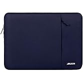MOSISO Laptop Case 15 inch, 15 inch Laptop Sleeve Compatible with MacBook Air 15 M4 A3241 M3 A3114 M2 A2941 2025 2024 2023,Dell XPS 15,Polyester Vertical Computer Sleeve Bag with Pocket, Navy Blue