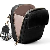 Yarnic Small Crossbody Bag, Vegan Leather Cell Phone Purse for Women, Vintage Wallet Bag with Card Slots