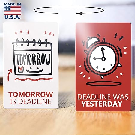 Imán reversible para nevera, doble cara – Mañana es el plazo ...