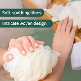 So Eco Bath & Shower Pouf 100% Recycled Netting Gentle Exfoliating Sponge view 5