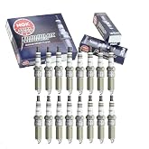 16 pc NGK Iridium IX Spark Plugs for Dodge Ram 1500 5.7L V8 2003-08 | Ultra-fine 0.6mm iridium tip sharpens throttle response and acceleration. 40,000-60,000 mile fine-wire performance.