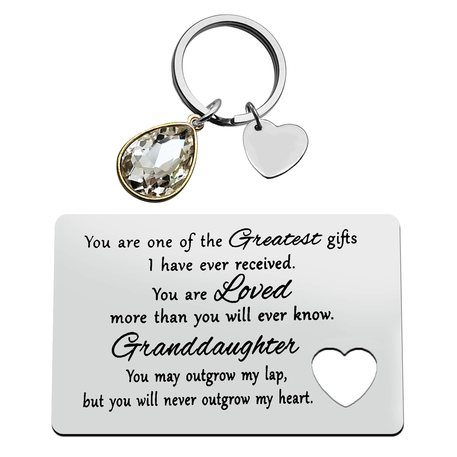 Granddaughter Gifts from Grandma Grandad Wallet Insert Card for Granddaughter You are Loved more than You will Ever Know Christmas Birthday Card Gifts for Granddaughter