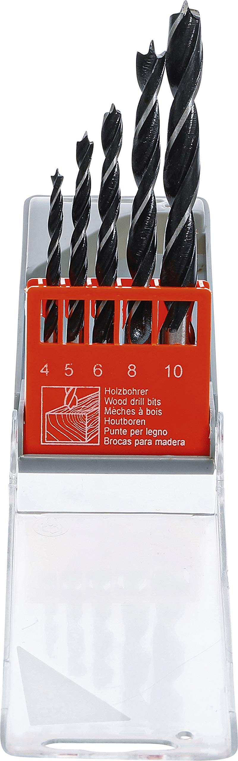 BGS Diy 2017 | Wood Drill Set | 4 - 10 mm | 5 pcs.