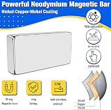 FINDMAG Strong Neodymium Magnets Bar 10x5x2 mm 50 Pack NiCuNi Coated view 3