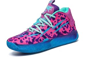 FOTN Womens Multicolour Lace Up Fashion Sneaker High-Top Casual Breathable Sports Athletic Walking Running Basketball Shoes