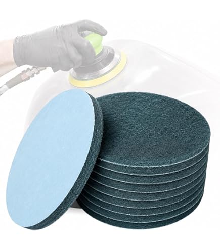 3M - 6 Maroon Scuff Discs Hookit 10/Box (7467) - Amazon.com