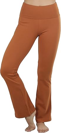 fold over flare yoga pants