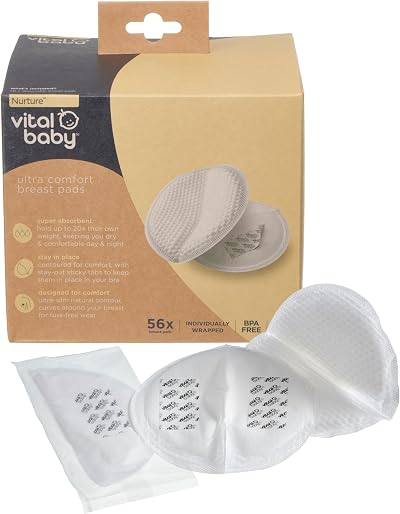 Vital Baby Nurture Ultra Comfort Breast Pads 56pk Disposable Nipple Shields