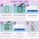 LETS RESIN UV Resin Kit with Lamp 153Pcs Jewelry Making Kit 250g Crystal Clear view 7