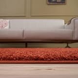 THE RUGS Living Room Rug Shaggy 30 mm 80x300 cm Terra view 7