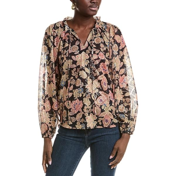 (取寄) ヴィンスカムート レディース ロング スリーブ トップ ウィズ シャリード スリーブ Vince Camuto women Long Sleeve Top with Shireed Sleeves Natural Taupe Vince Camuto Women's Long Top with Shireed Sleeves, Natural Taupe