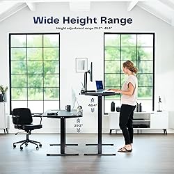 VIVO Electric 43 x 24 in Standing Desk, Memory
