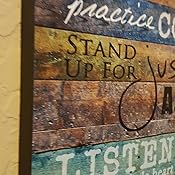 Amazon.com: Creative Products Today is a New Day Wood Wall Art Print by